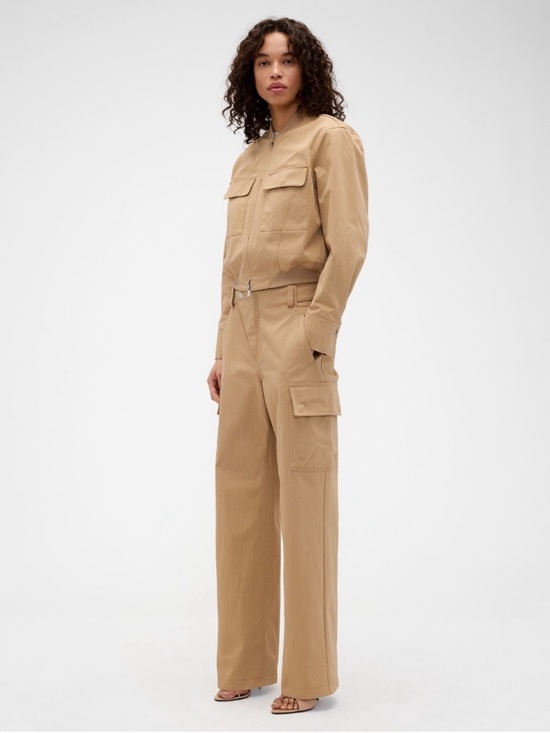 GAP Pants - GAP x Victoria Beckham Wide-Leg Cargo Pants 4